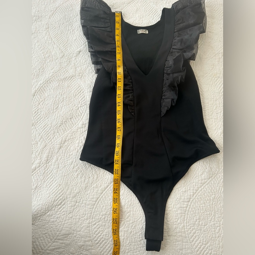 Free People Paper Planes Bodysuit in Black. Size M. - Picture 11 of 14